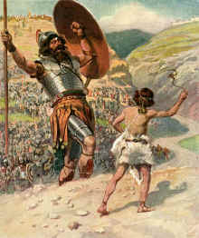 David and Goliath, by James Tissot